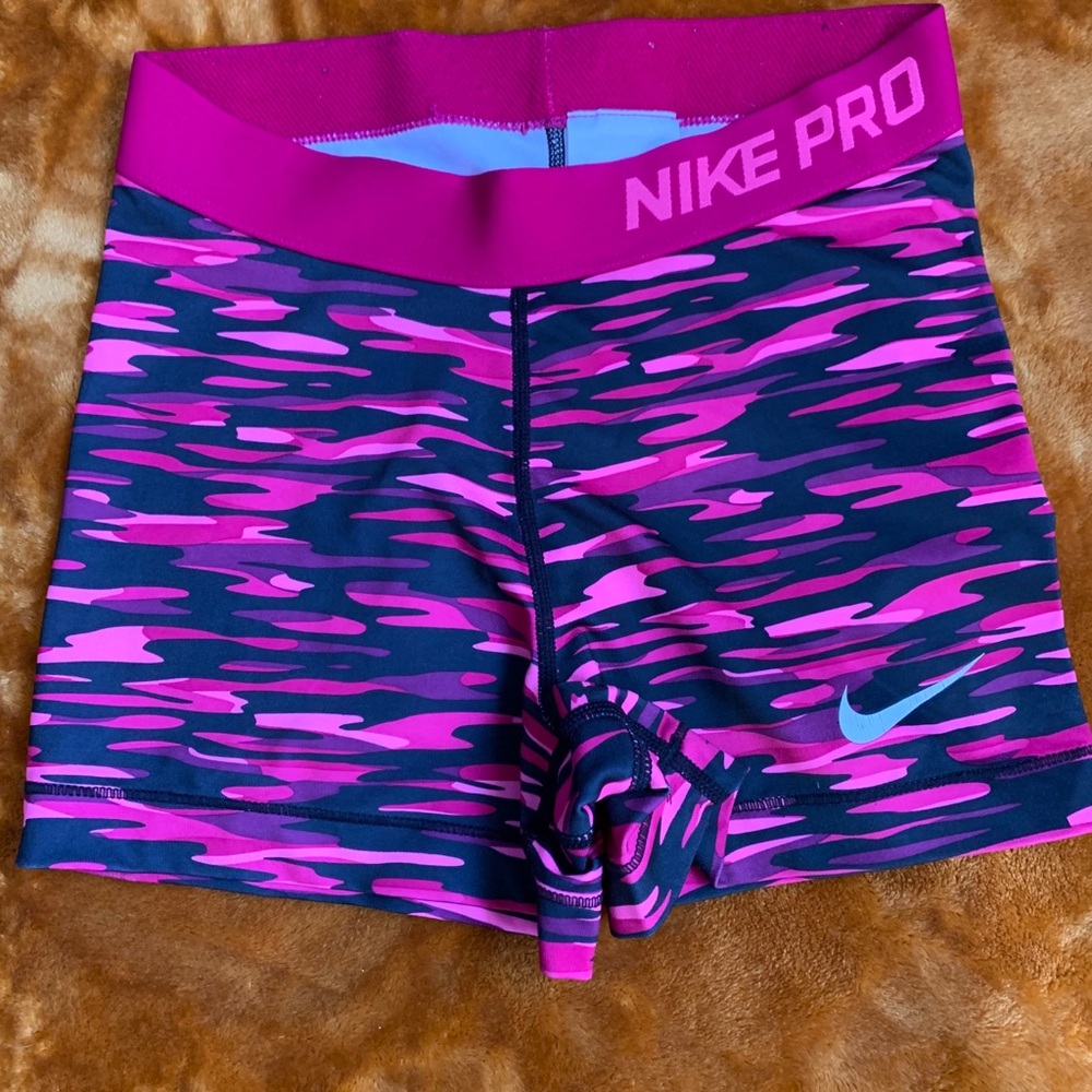 Pink Nike Dri fit shorts - Sz S